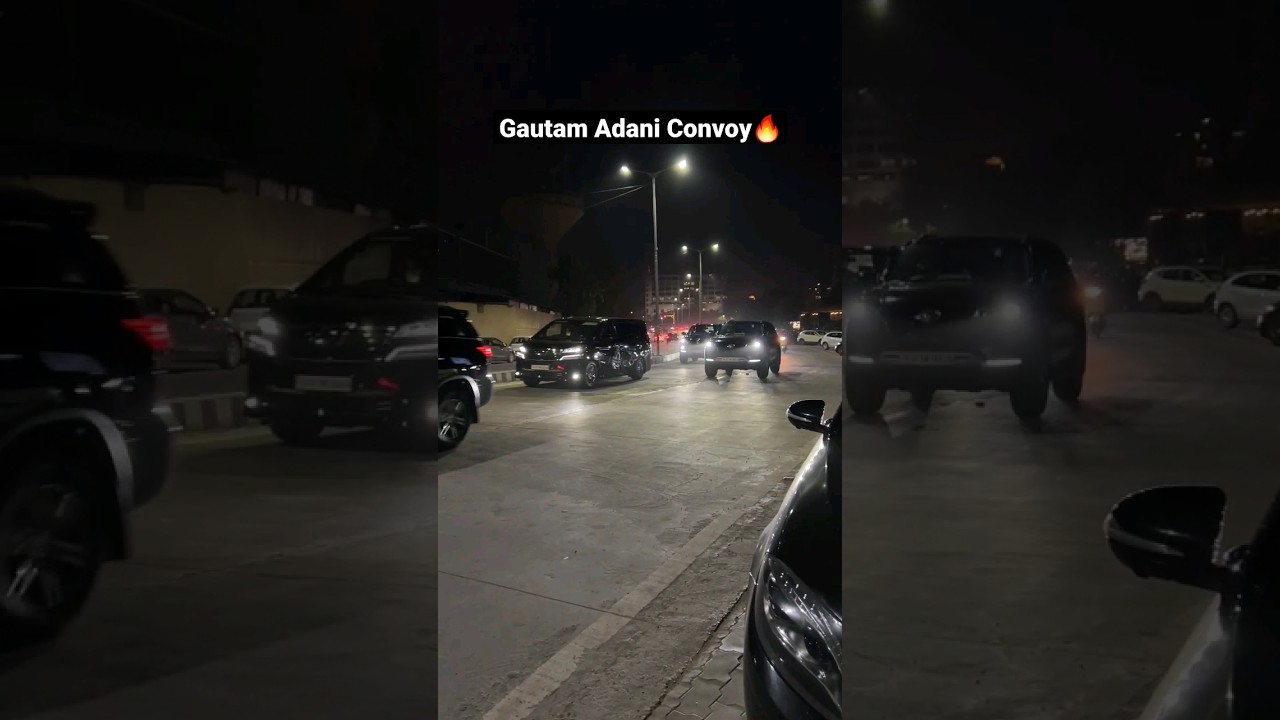 Gautam Adani Convoy | Ahmedabad | Gujarat |Fortuner, Vellfire.... 