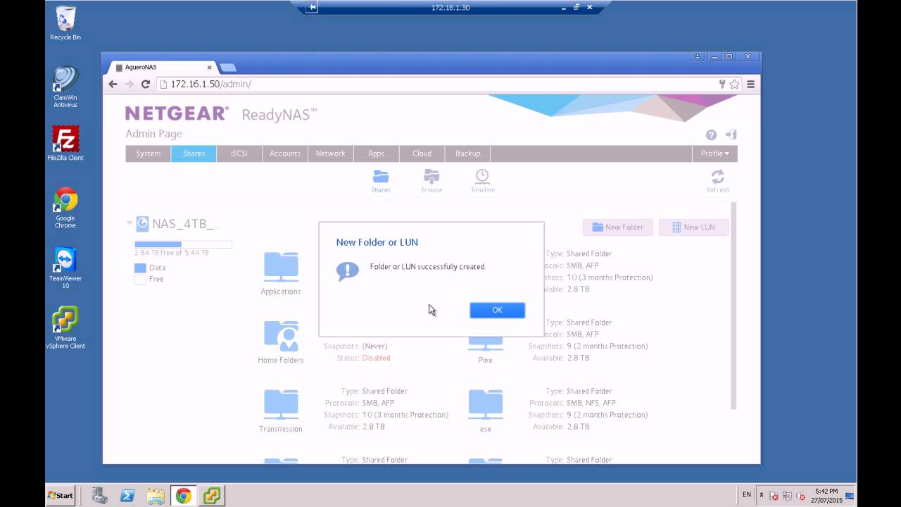 How to use a ReadyNAS NFS Storage as a Datastore on VMware vSphere