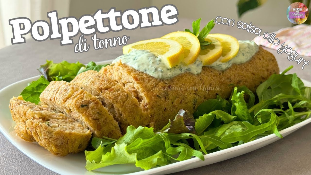 Polpettone di TONNO al forno - ricetta SEMPLICISSIMA ed ECONOMICA con tonno e patate