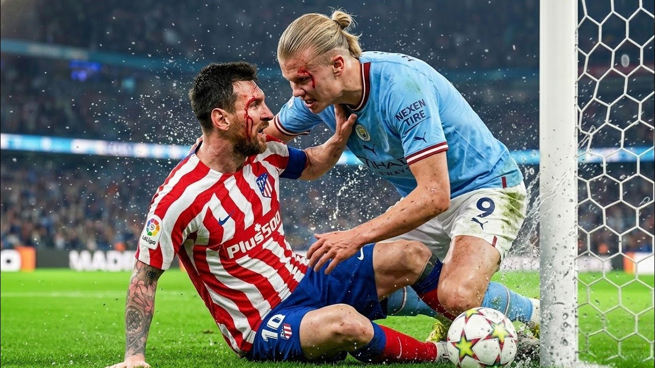 Messi vs Haaland | Atlantico Madrid  vs Manchester City | Epic Battle