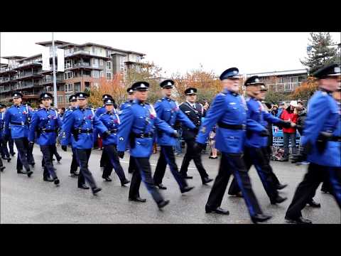 New Westminster 2017 Remembrance Day March Past