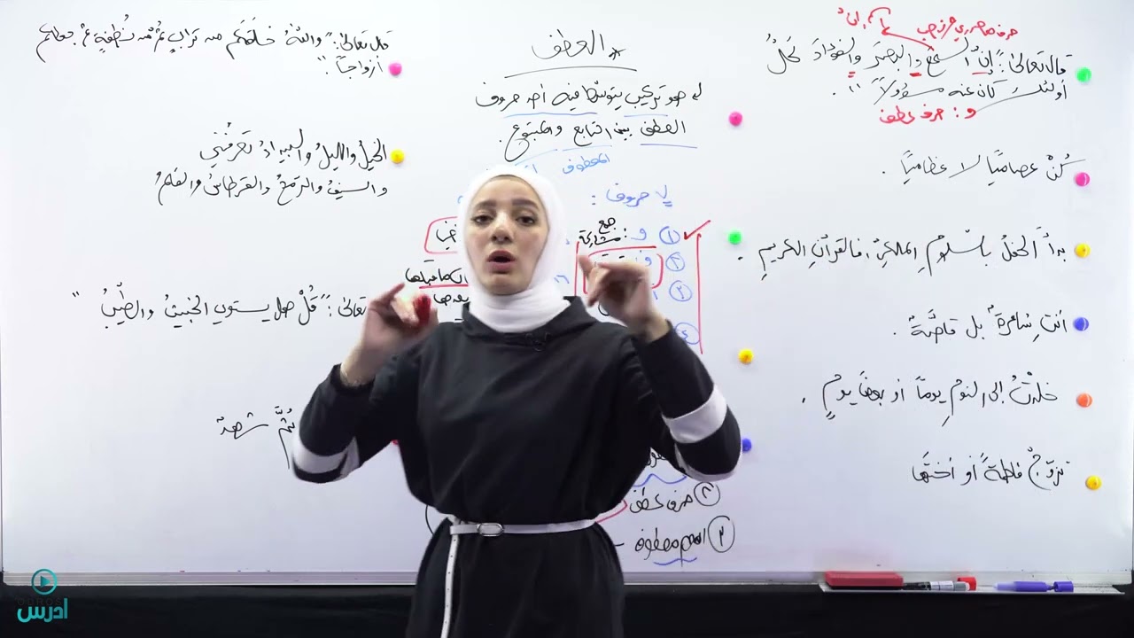 شرح قاعدة العطف - الأستاذة هيا البيطار