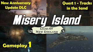 Fallout 4 Anniversary Edition Misery Island Isles Of New England DLC | Tracks in the Sand Gameplay 1