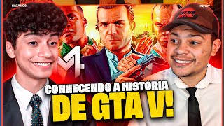 MELHOR GTA? | Michael, Franklin & Trevor (GTA) - 𝐕 | M4rkim feat. Henrique e Daarui [React em Dupla]