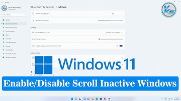 ✅ How To Enable or Disable Scroll Inactive Windows in Windows 11
