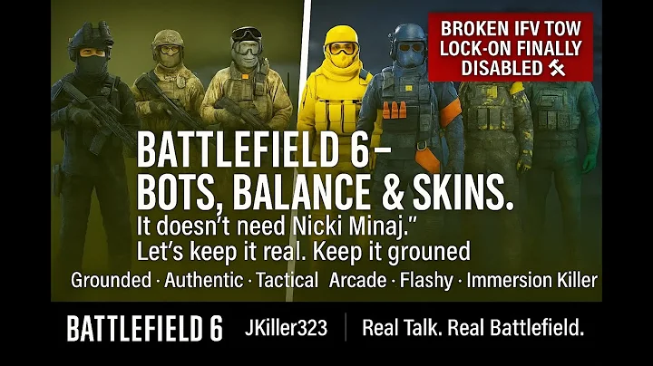 BATTLEFIELD 6 -DICE, You're turning this Into BF2042 again, STOP! It doesn't need Nicki Minaj right?