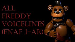 Freddy Fazbear (FNaF 1-AR) All Voicelines (with subtitles)
