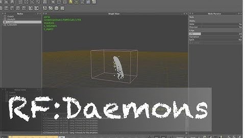 Realflow Tutorial: Using Daemons to Control Particles