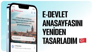 #E-Devlet'i Yeniden Tasarladım 🇹🇷 screenshot 4