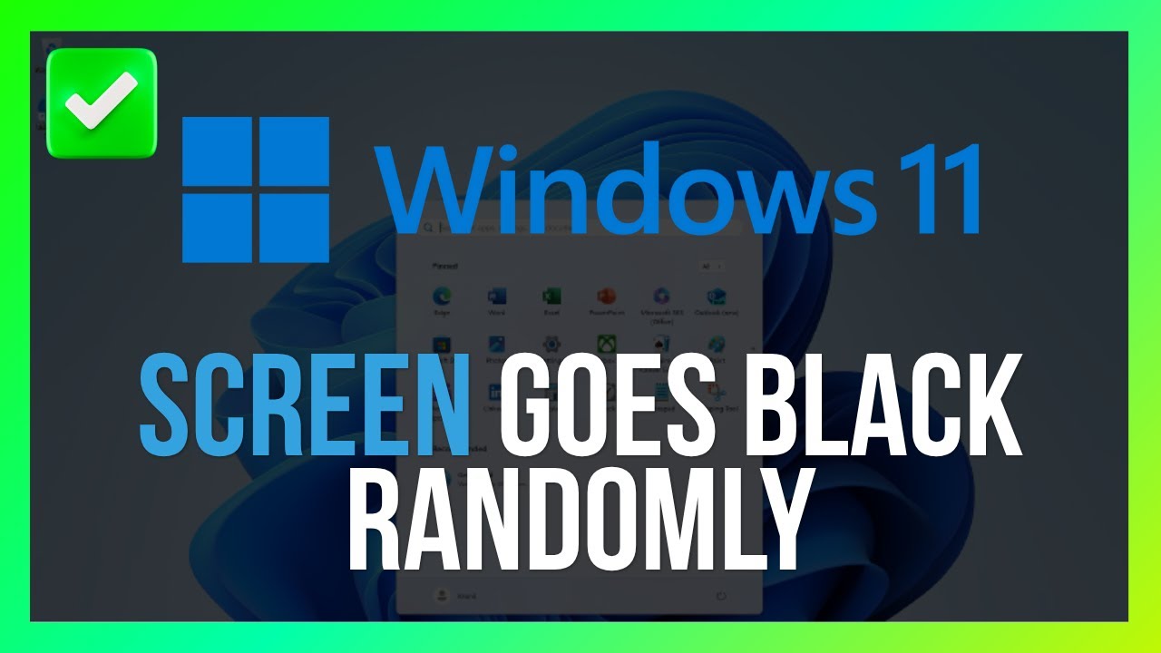 [Easy Fix] Windows 11 Screen Goes Black Randomly - YouTube