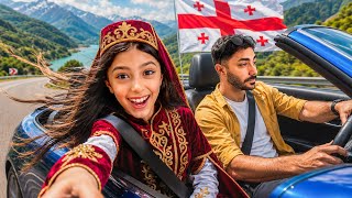 تيما سافرت مع بابا بالسيارة على بلد جديد لتشتري ثياب العيد😃