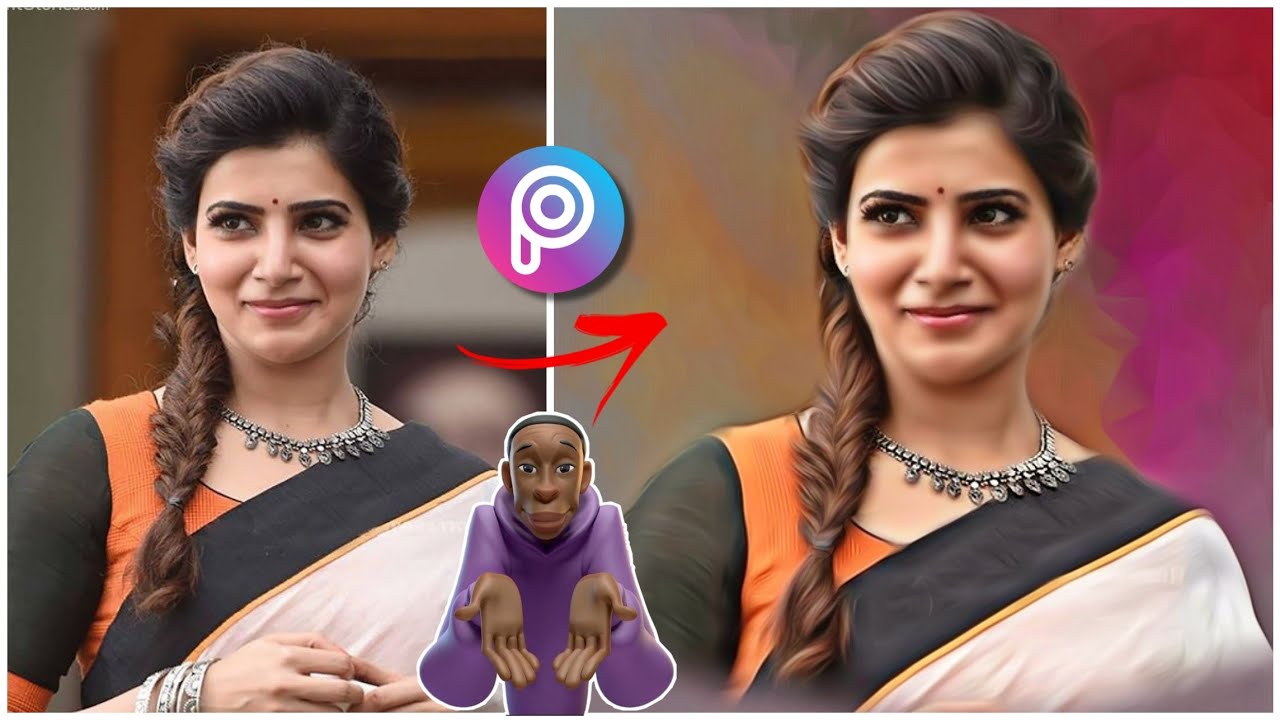 PicsArt Editing Malayalam Oil Painting PicsArt Malayalam Tutorial