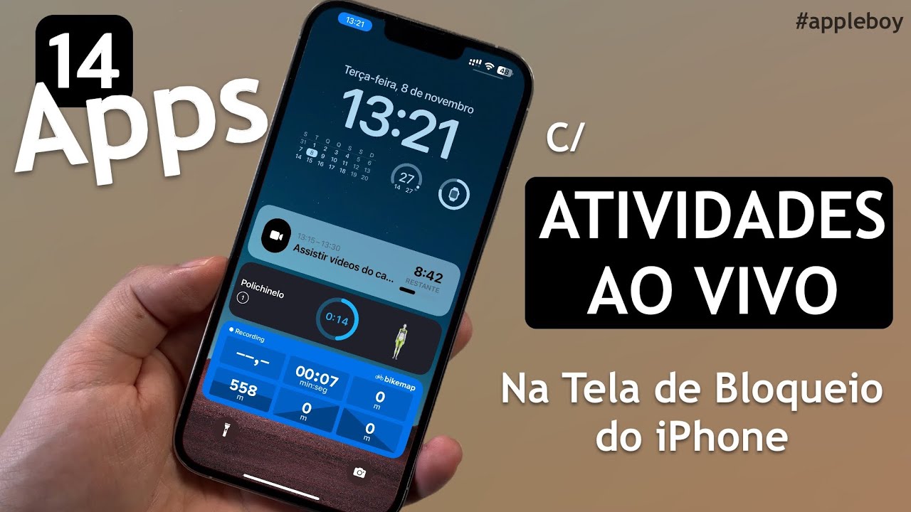 COMO ACOMPANHAR JOGOS AO VIVO NA TELA DE BLOQUEIO DO iPHONE