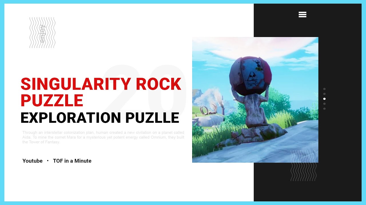 Singularity Rock Puzzle - Exploration Puzzle | Tower of Fantasy