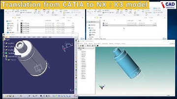 Translation from CATIA to NX : K3 model (eng)