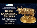 Brass kamadhenu idols vgocart brass statues home decors gift shop online kamadhenu coimbatore