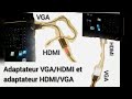comment convertir VGA en HDMI