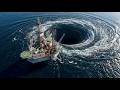 World's Largest Oil Platform Swallowed by Giant Ocean Whirlpool | Cinematic Disaster Simulation