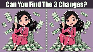 Spot The Difference : Can You Find The 3 Changes? | Find The Difference #180