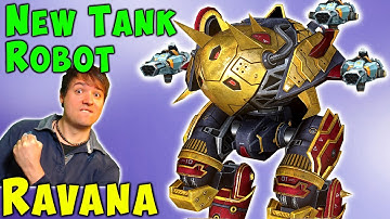 NEW Tank Robot RAVANA Test Server Gameplay War Robots WR
