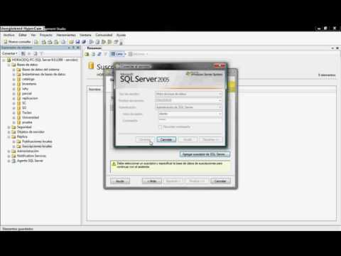 Replicacion de bases de datos con SQL SERVER 2005 y 2008 - parte3