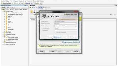 Replicacion de bases de datos con SQL SERVER 2005 y 2008 - parte3