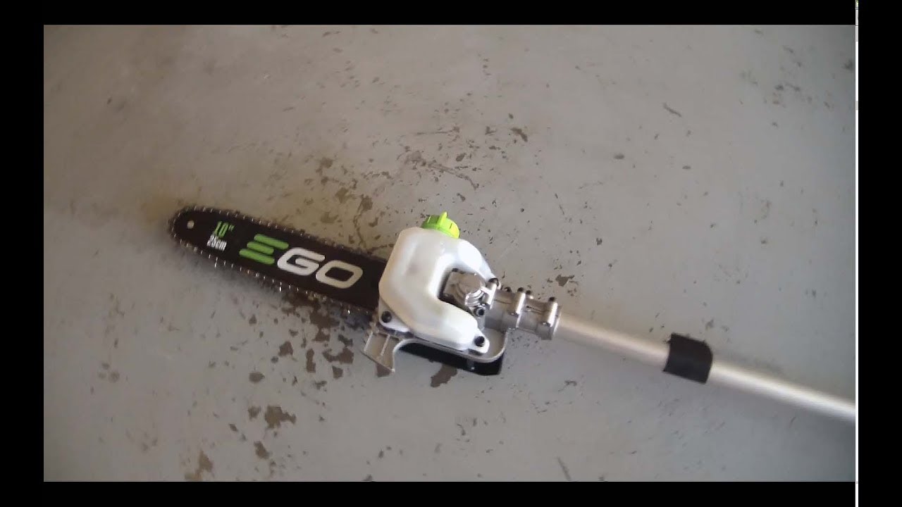 EGO PSA1000 10" Pole saw Review. YouTube