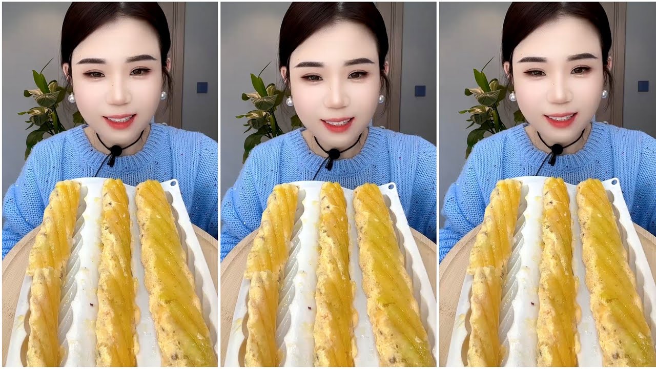 ASMR ICE EATING with PASSION FRUIT