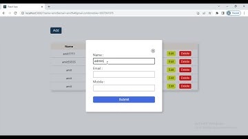 Complete CRUD Operation with Nodejs, MongoDB, React, Express | MERN Stack