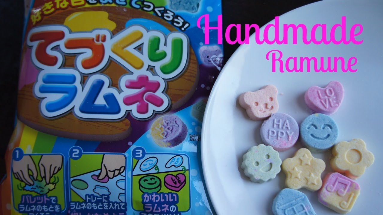 Handmade Ramune Candy Kit てづくりラムネ | Whatcha Eating? #128 | emmymade