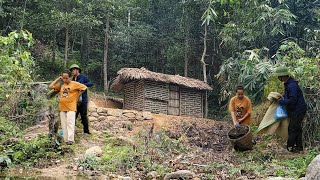 The girl he saved had a place to live and made her own bamboo wall panels - Lý Tiểu Ca