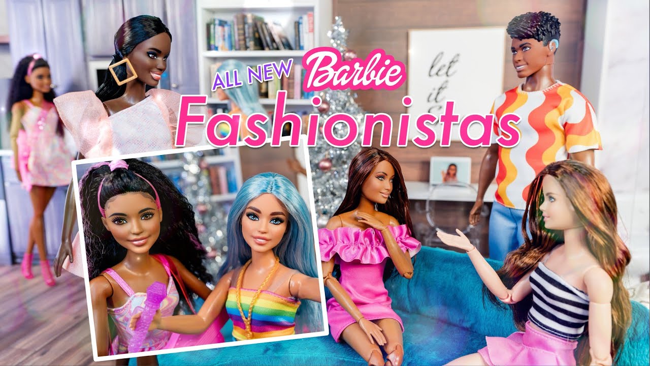 NEW Barbies! Let's Take A Look At Barbie Fashionistas Celebrating