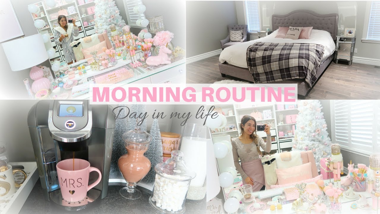 MORNING ROUTINE!☕️🐶 3 DAYS BEFORE CHRISTMAS VLOG!🎄💕- SLMissGlamVlogs🏡❄️💕