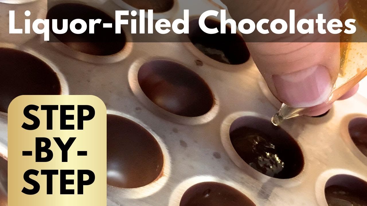 Making Perfect Liquor-Filled Chocolates Every Time: Brandy, Cognac, Whiskey Bonbons/Beans