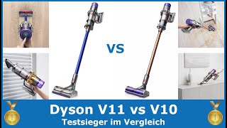 Dyson Akku Staubsauger V10 und V11🥇 Testsieger im Vergleich || Welcher ist besser?
