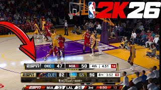 NBA 2K26 REALISTIC ESPN Scoreboard Graphics Mod