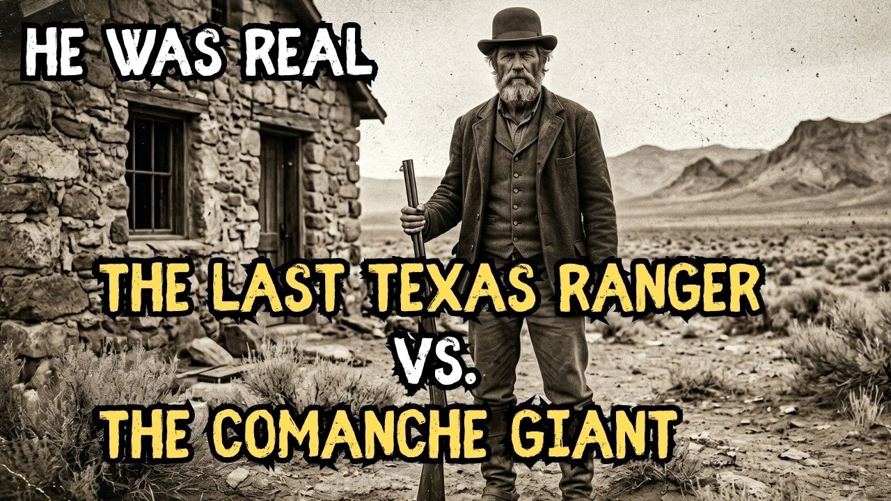 The Comanche Giant Captured Alive by the Last Texas Ranger