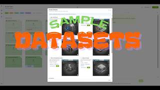 OSOS / Omega : Import Sample Datasets & Try AI Workflows
