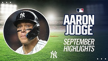Aaron Judge gets HOT before the Postseason 🥵 (4th player EVER to record FOUR 50+ HR seasons)