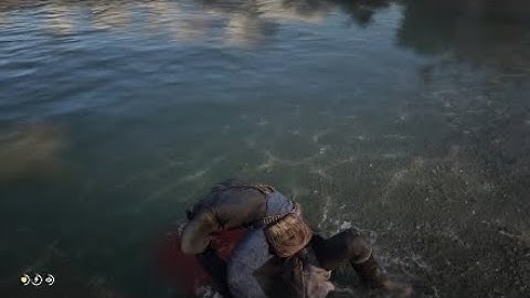 Red Dead Redemption 2 secret knife drown animation