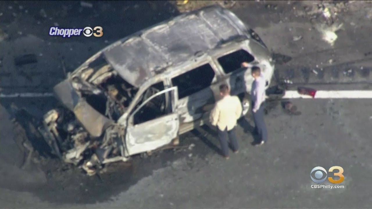 1 Killed In Fiery Crash On I-95 South In Philadelphia - YouTube
