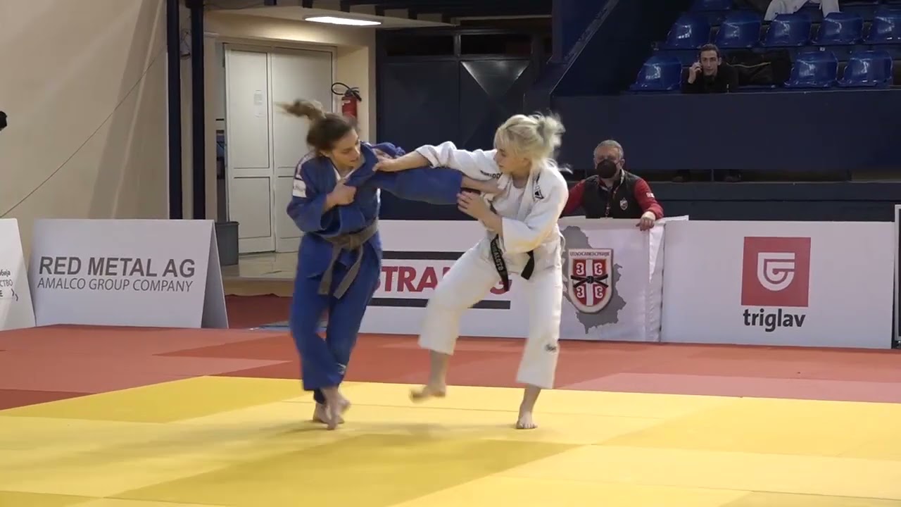 Andrea Stojadinov CZB Nevena Milić KIN 1:0 -48kg #PrvenstvoSrbijeSeniori2021 Finale