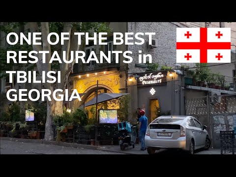 ONE OF THE BEST RESTAURANTS IN TBILISI GEORGIA | TOP RESTAURANT FOR AUTHENTIC GEORGIAN CUISINE