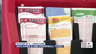 Unclaimed $100K Powerball winner sold in Loves Park