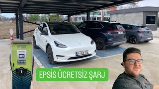 Epsi̇s İle Bayramda Ücretsi̇z Şarj Firsati Tesla İle Ücretsi̇z Şarj Deneyi̇mledi̇m