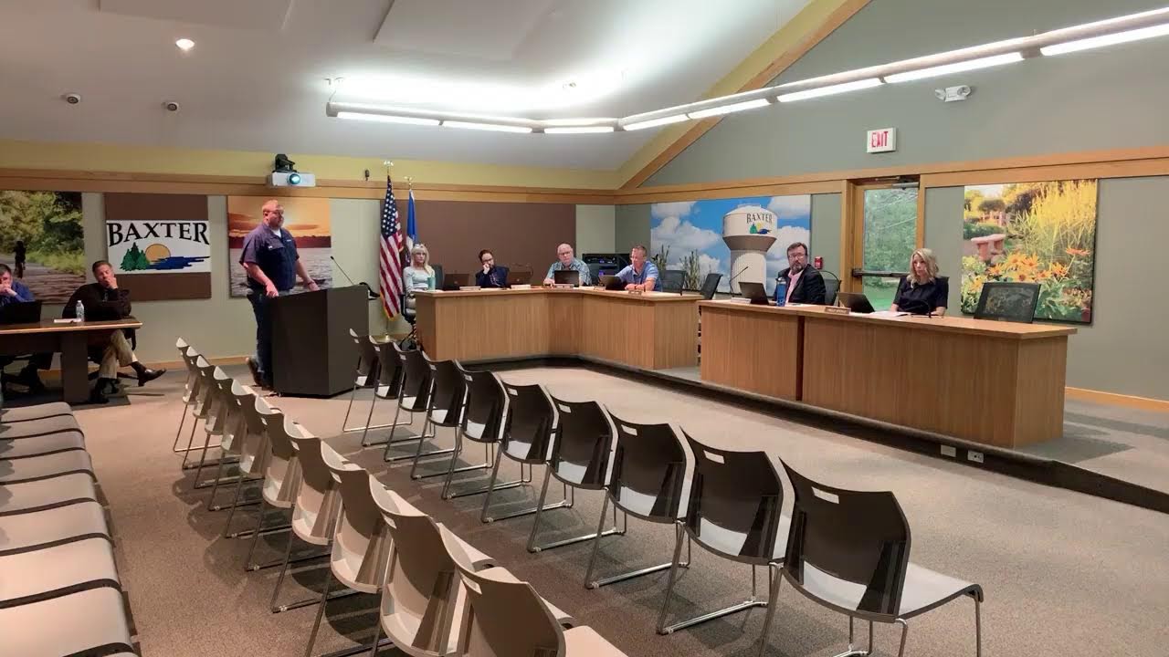 Baxter City Council Work Session August 15, 2023 YouTube