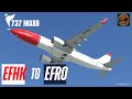 [LIVE] MSFS 2024 | Norwegian iFly 737 MAX 8 | Helsinki to Rovaniemi | Real-World Route