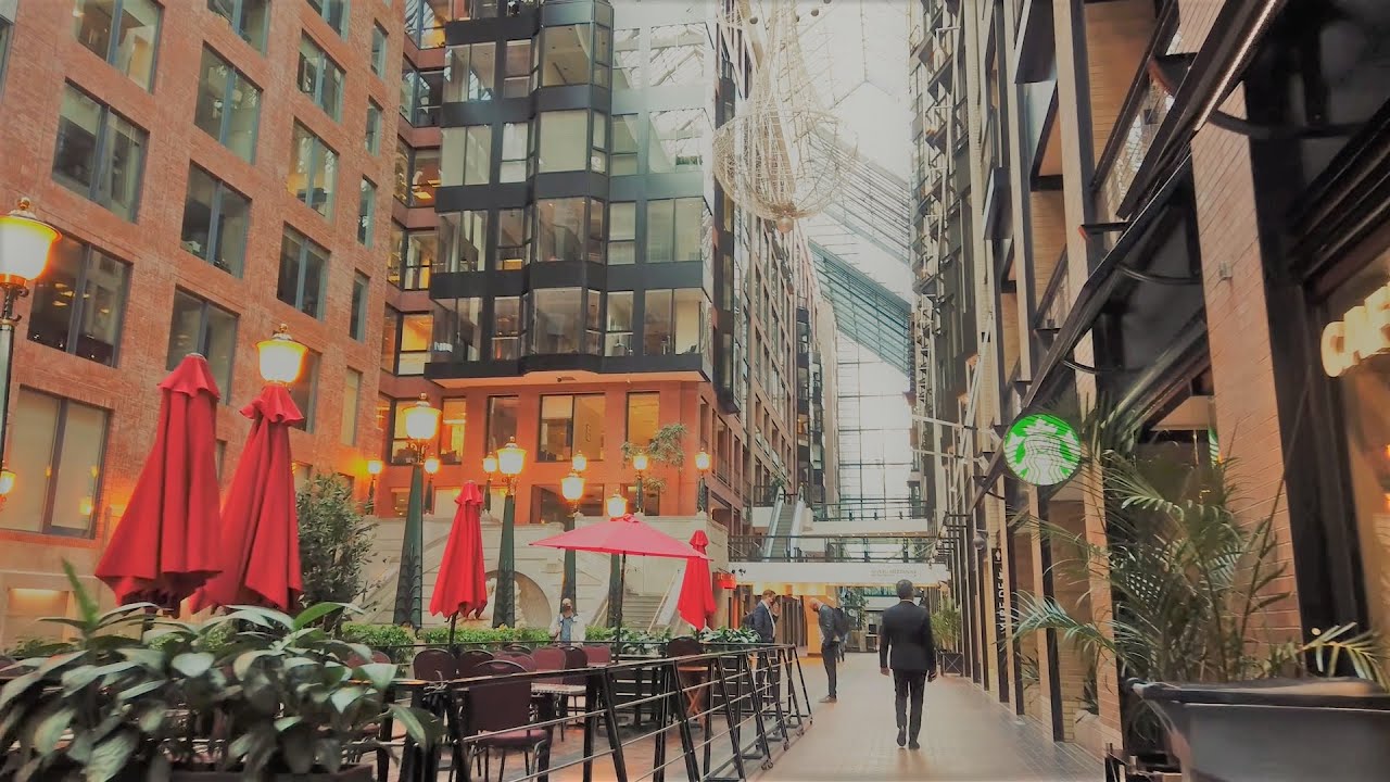 ⁴ᴷ⁶⁰ Old Montréal Walking Tour | 4K Binaural City Ambience - YouTube