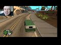 Человек Геннадий Горин играет в игру  ГТА Grand Theft Auto San Andreas GTA