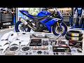 Esta Yamaha R3 Recibe un Upgrade Completo con Piezas Racing… ¡Ahora es una Máquina de Circuito!